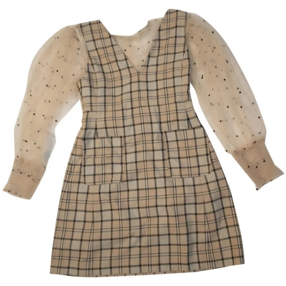 Emily in Paris Camille's Plaid Dress includes exact Zara Top